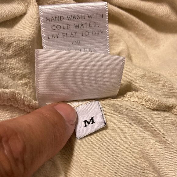 FREE PEOPLE Day Dreamer Rolling Stones Flocked Leopard Tongue Tee Womens Medium - Picture 10 of 11